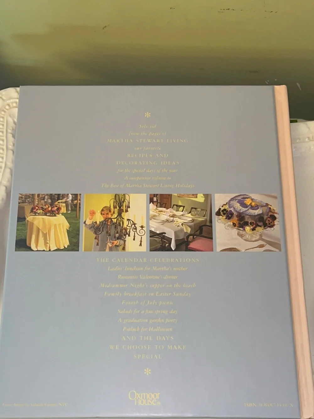 Martha Stewart Pink Cover - Special Occasions Cookbook